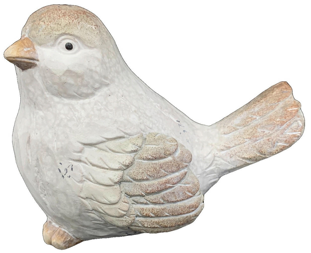 DEKOVOGEL - Grau, LIFESTYLE, Keramik (13,5/8,3/10,7cm)