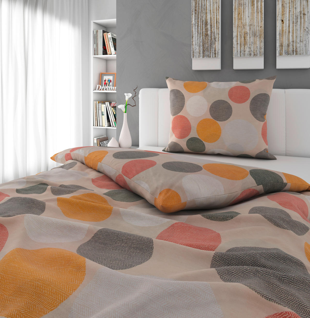 BETTWÄSCHE 140/200 cm  - Grau, Textil (140/200cm) - Novel