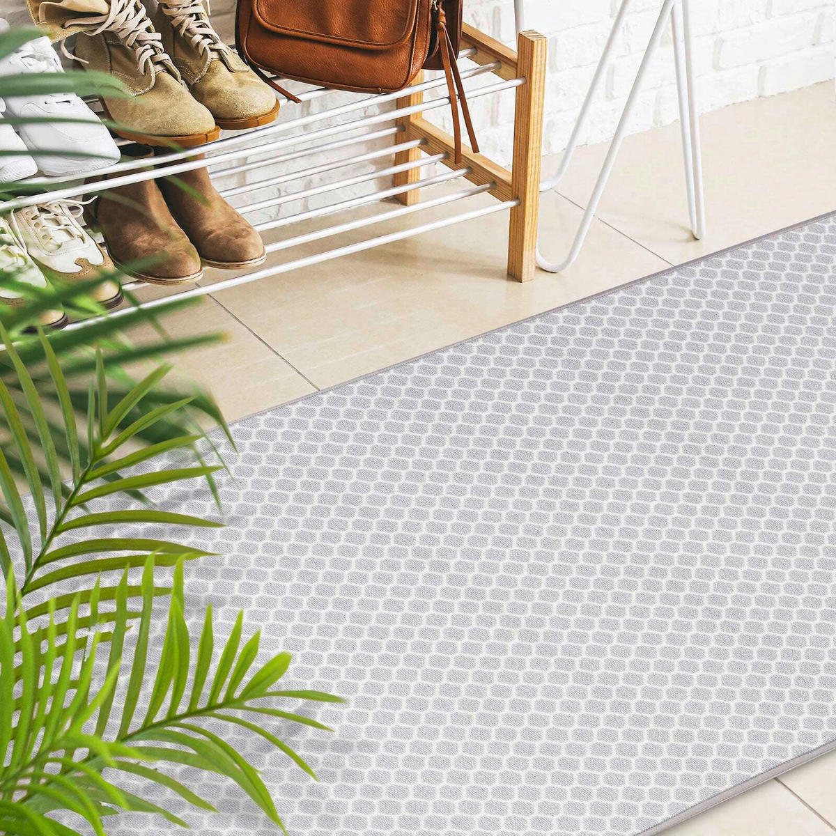 LÄUFER 80/700 cm Grau  - Grau, Design, Kunststoff/Textil (80/700cm) - Novel