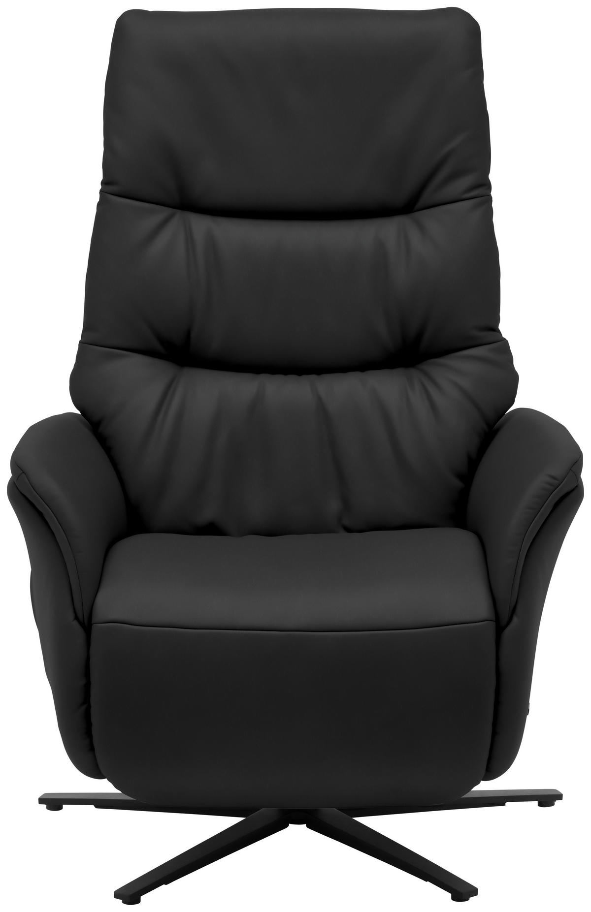 MASSAGESESSEL in Anthrazit  - Anthrazit, KONVENTIONELL, Leder/Metall (74/114/97cm) - Himolla