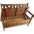 GARTENBANK MIT STAURAUM Kiefer - Kieferfarben, KONVENTIONELL, Holz (115/88/52cm)