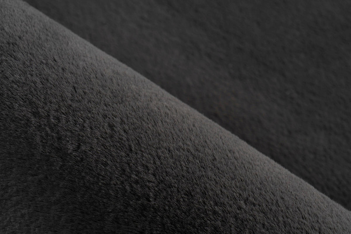 HOCHFLORTEPPICH 160/230 cm Graphitfarben  - Graphitfarben, Basics, Textil (160/230cm) - Kayoom