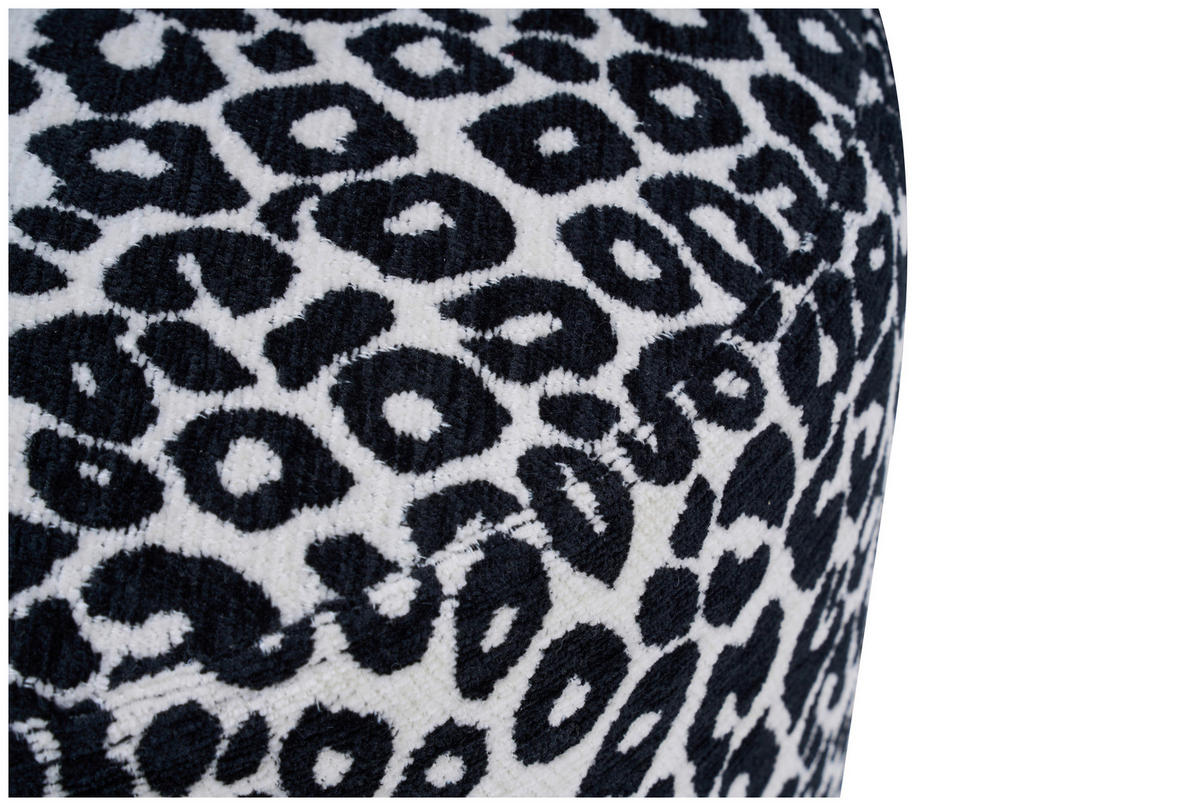 PALL i trä, metall, textil svart, vit, guldfärgad  - vit/svart, Klassisk, metall/trä (35/42/35cm) - Xora