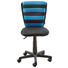 JUGENDDREHSTUHL Netzbespannung Blau, Schwarz - Blau/Schwarz, KONVENTIONELL, Kunststoff/Textil (41/81-93/51cm) - Carryhome
