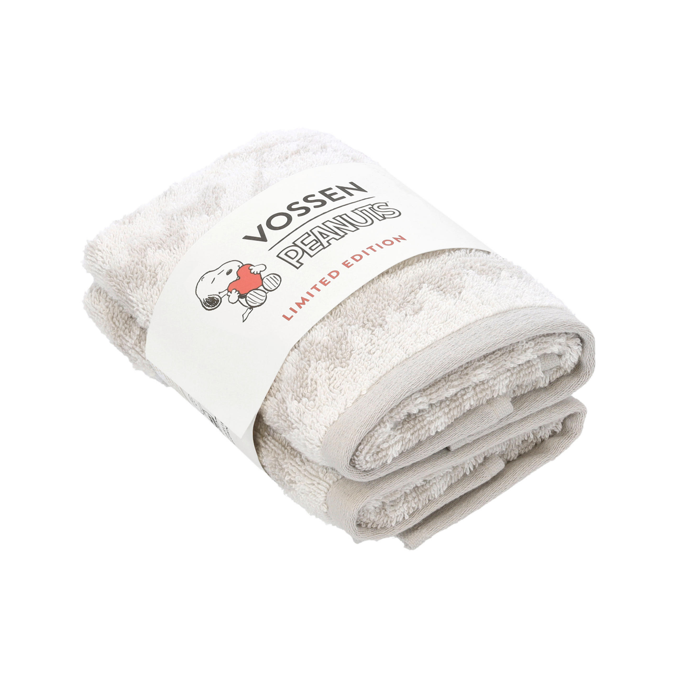 GÄSTETUCHSET Charlie Brown Grau 30/50 cm  - Grau, Design, Textil (30/50cm) - Vossen