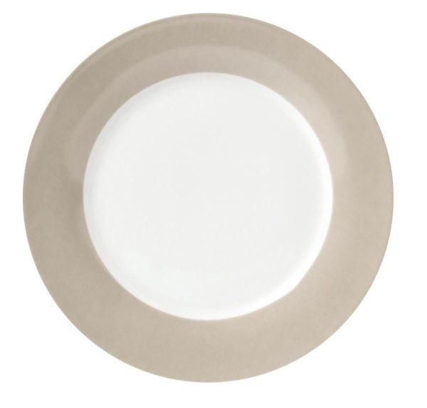 SPEISETELLERSET VARIO 6-teilig - Taupe/Weiß, Basics, Keramik (26,5cm)