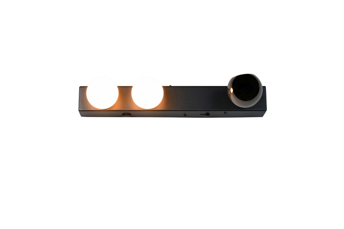 LED-WANDLEUCHTE Arpino 5/30/11 cm  - Schwarz/Weiß, Design, Kunststoff/Metall (5/30/11cm) - Trio Leuchten