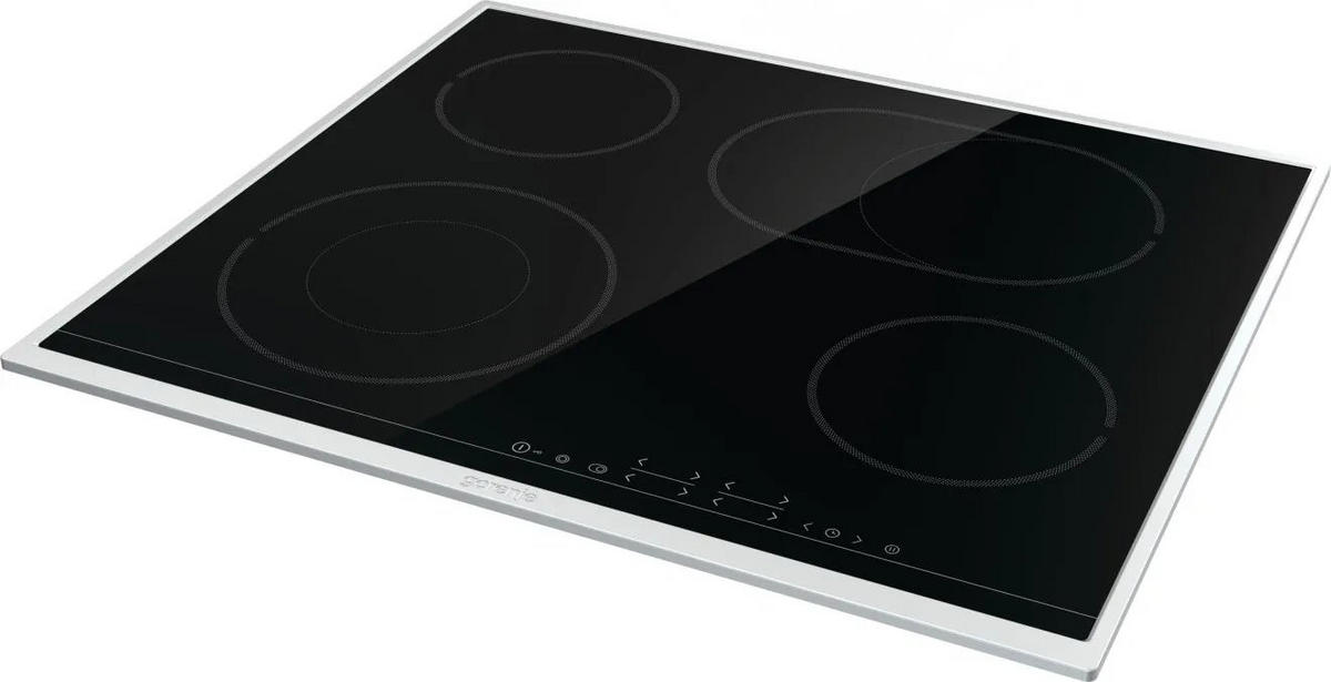 BACKOFENSET BSET014DG  - Edelstahlfarben/Schwarz, Basics, Glas/Kunststoff (59,5/59,5/56,4cm) - Gorenje