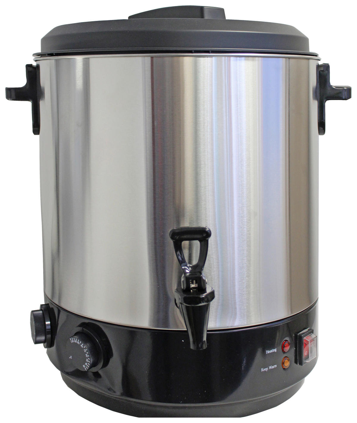 EINKOCHAUTOMAT - Silberfarben/Schwarz, Basics, Metall (46/47/44cm) - Atrigo