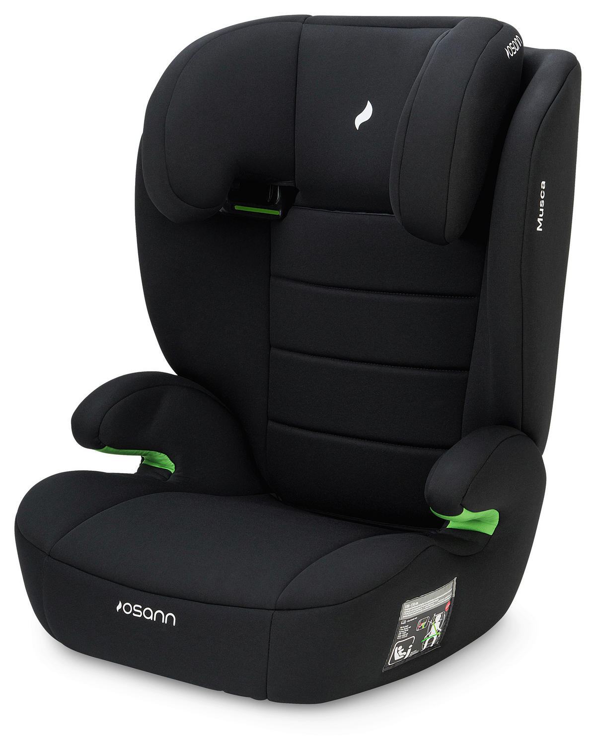 DĚTSKÁ AUTOSEDAČKA - černá, Basics, textil/plast (44/55/43cm) - Osann