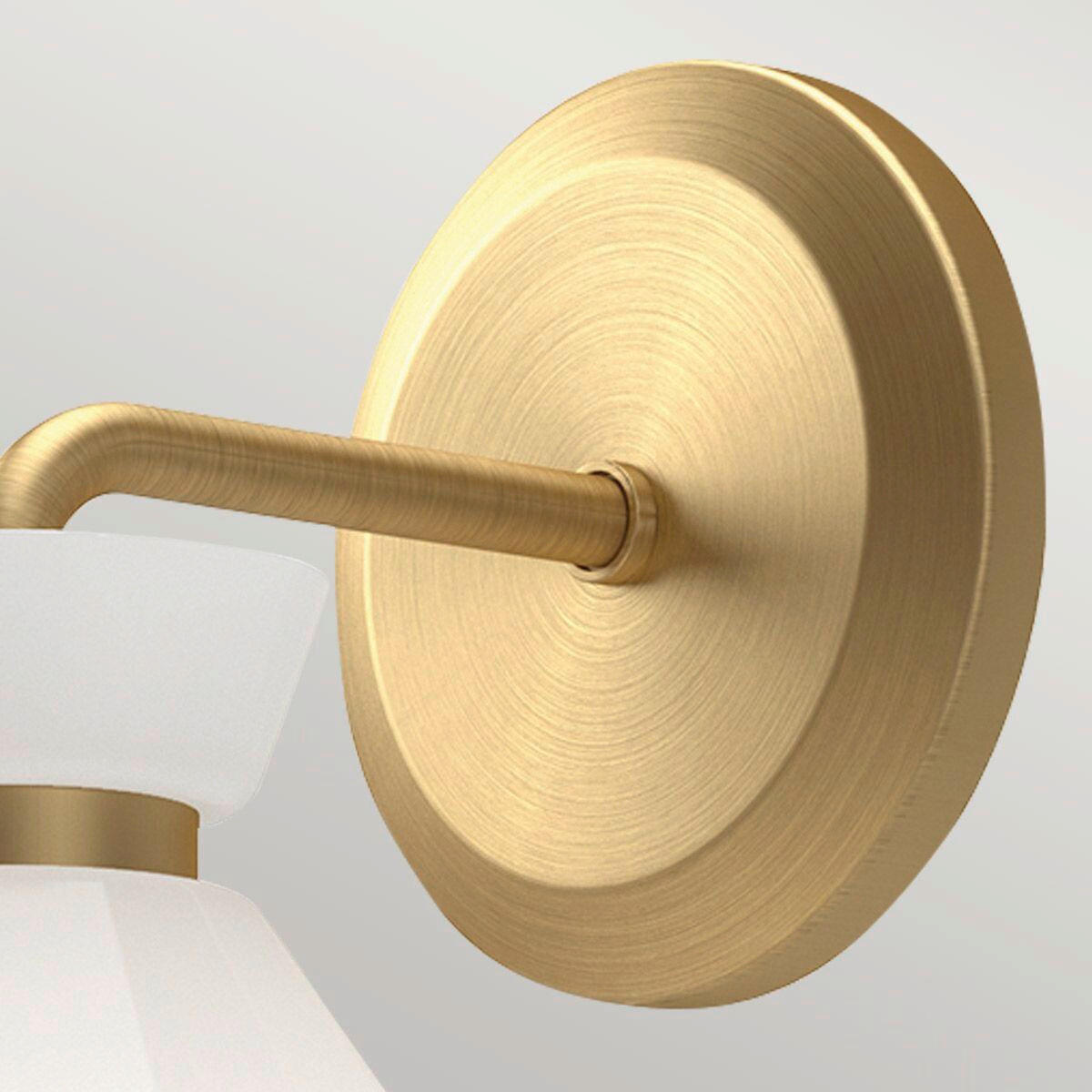 WANDLEUCHTE   - Goldfarben, KONVENTIONELL, Glas/Metall (22,2/20,3/21,8cm) - Elstead Lighting