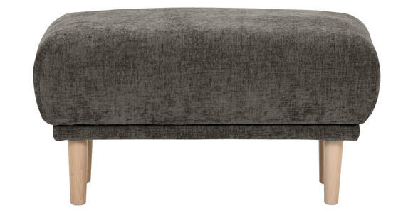 HOCKER Flachgewebe Dunkelgrau  - Dunkelgrau, KONVENTIONELL, Holz/Textil (88/49/62cm) - Carryhome