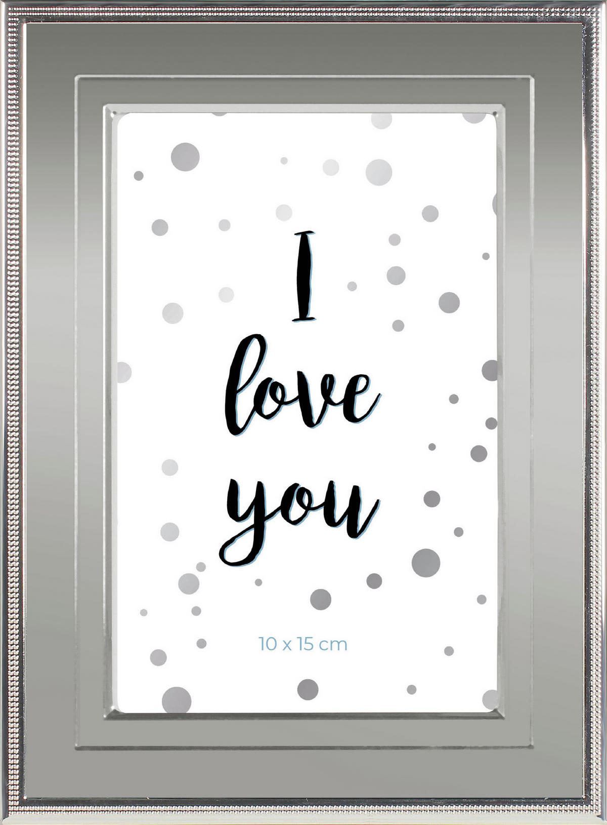 FOTORAM 14,4/19,6/1,9 cm  - silver, Basics, metall/glas (14,4/19,6/1,9cm)