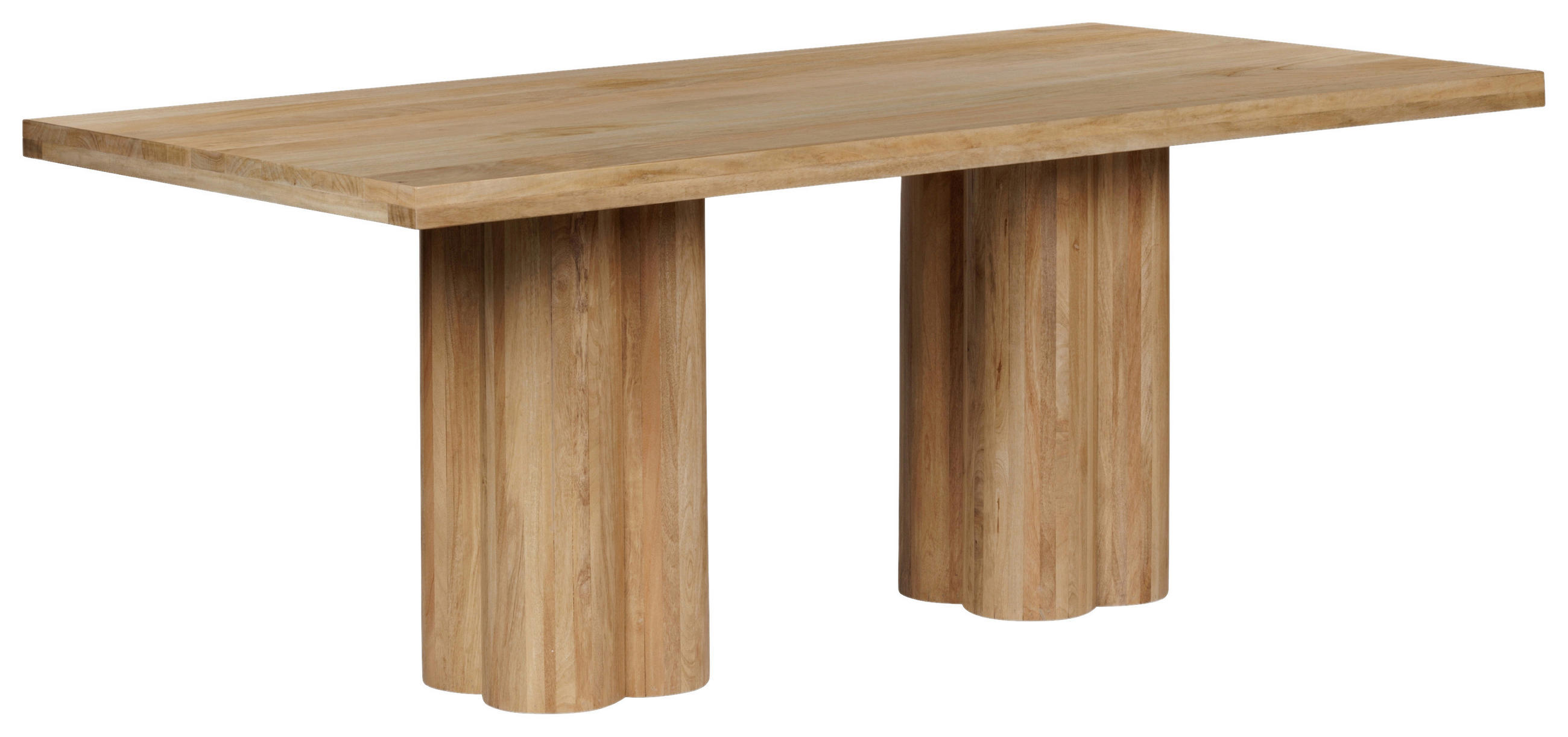 ESSTISCH 200/100/76 cm Echtholz  Holz rechteckig Naturfarben  - Naturfarben, LIFESTYLE, Holz (200/100/76cm) - Niels Andersson