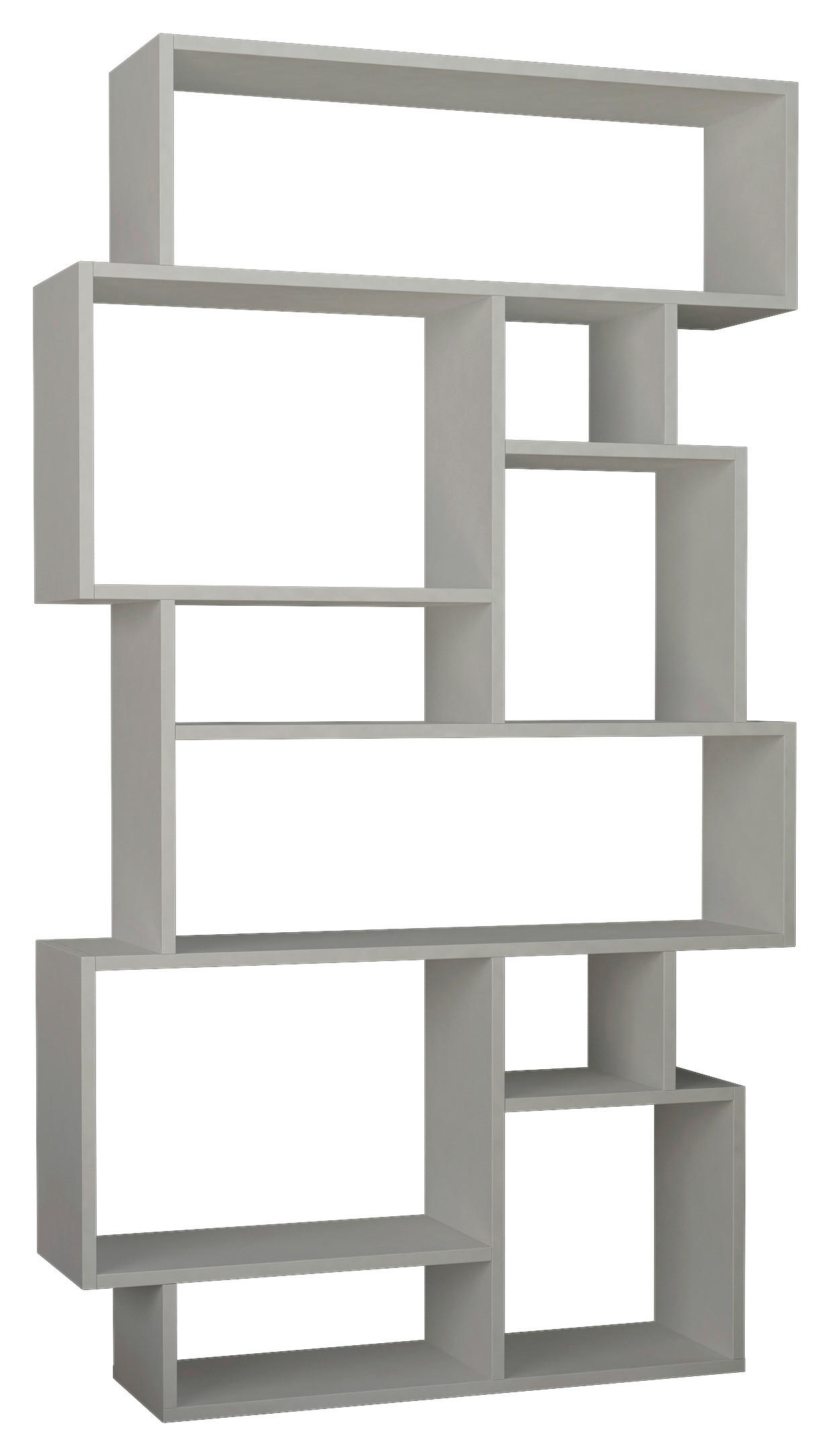 BÜCHERWAND  96/169/26 cm Weiß  - Weiß, Design, Holzwerkstoff (96/169/26cm) - Livetastic