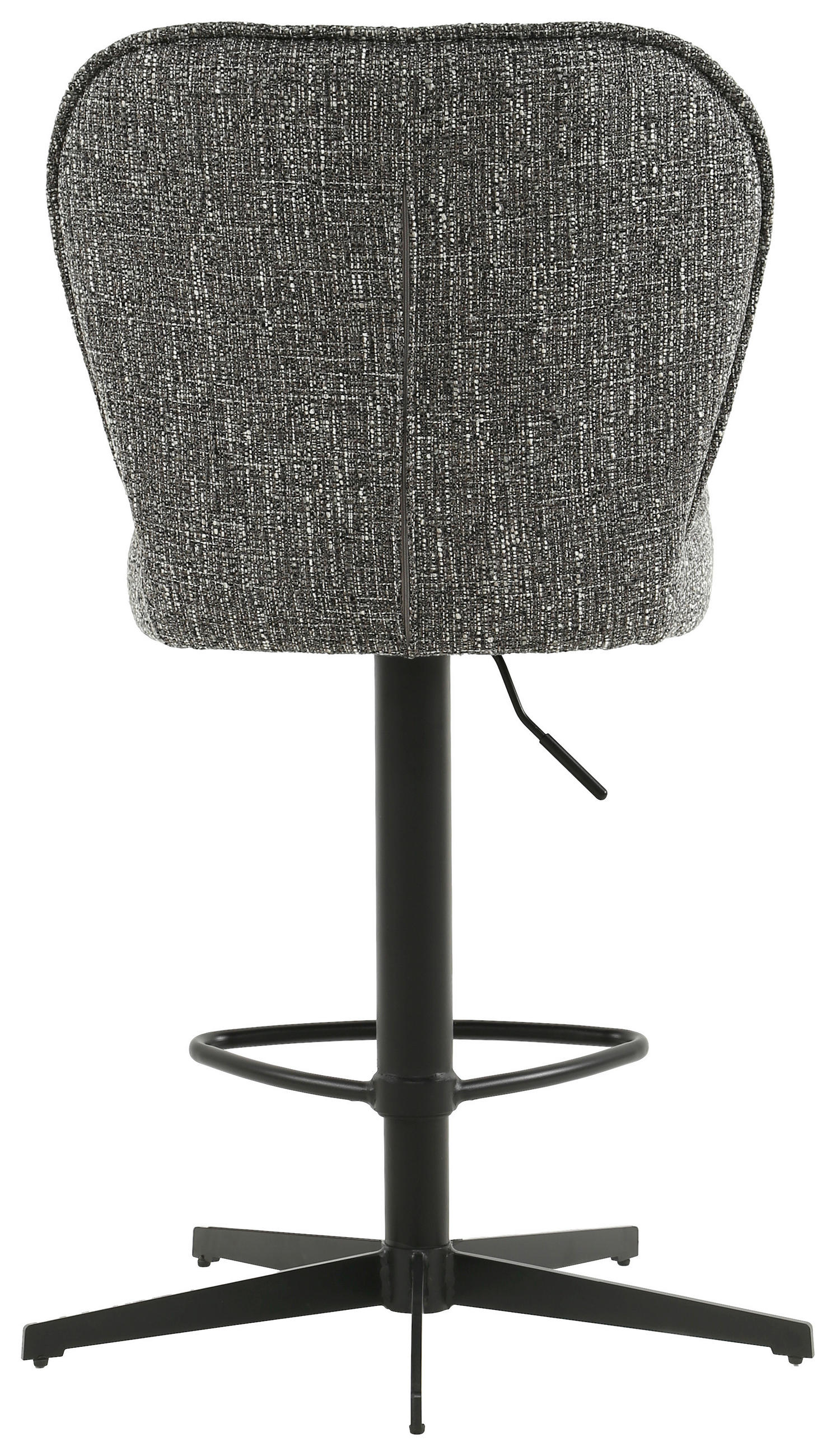 Novel Barhocker Grau, Schwarz 44x97-117x58 cm