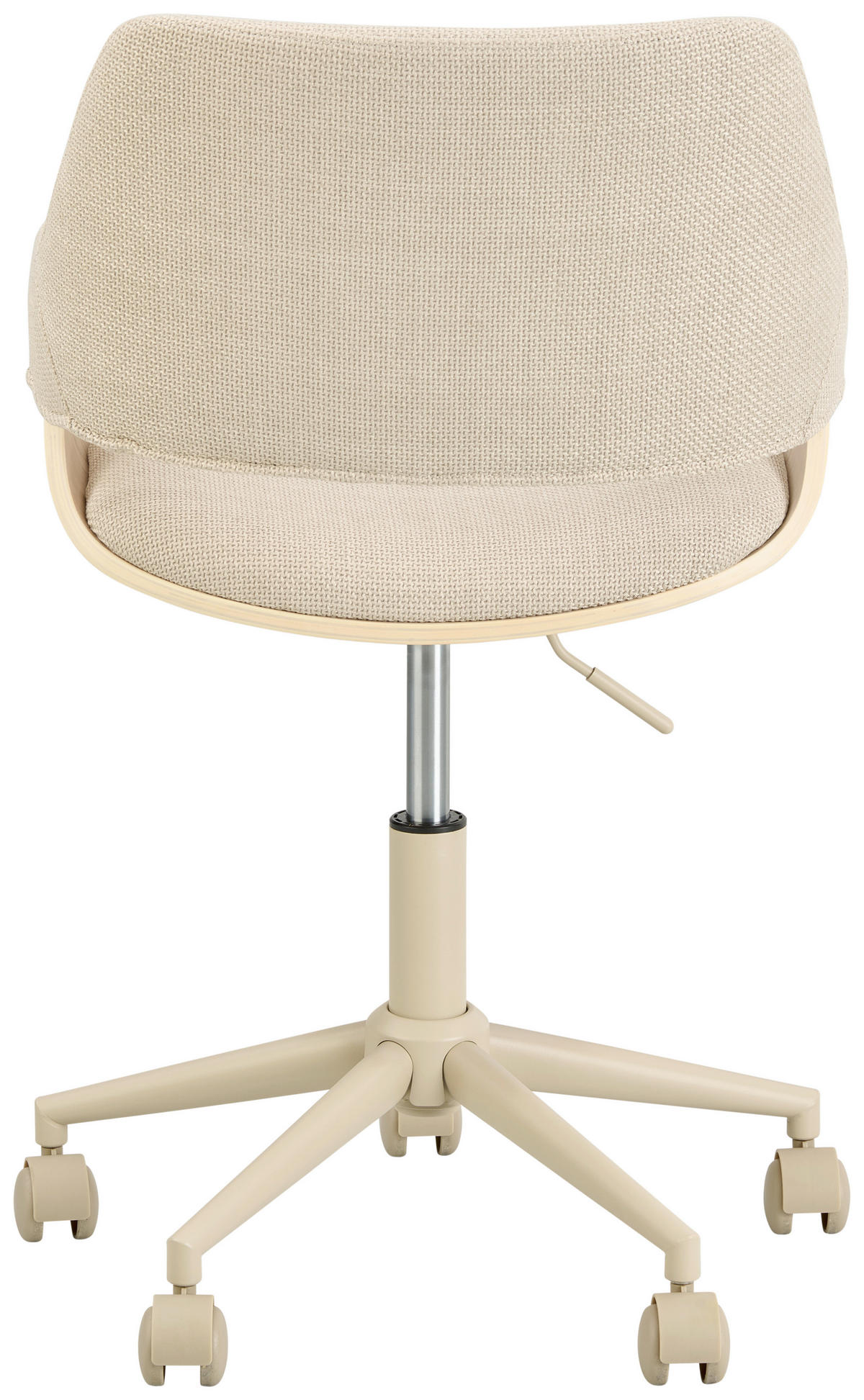 DREHSTUHL Leinenoptik Naturfarben, Beige  - Beige/Naturfarben, Modern, Holz/Kunststoff (51/78/88/57cm) - MID.YOU