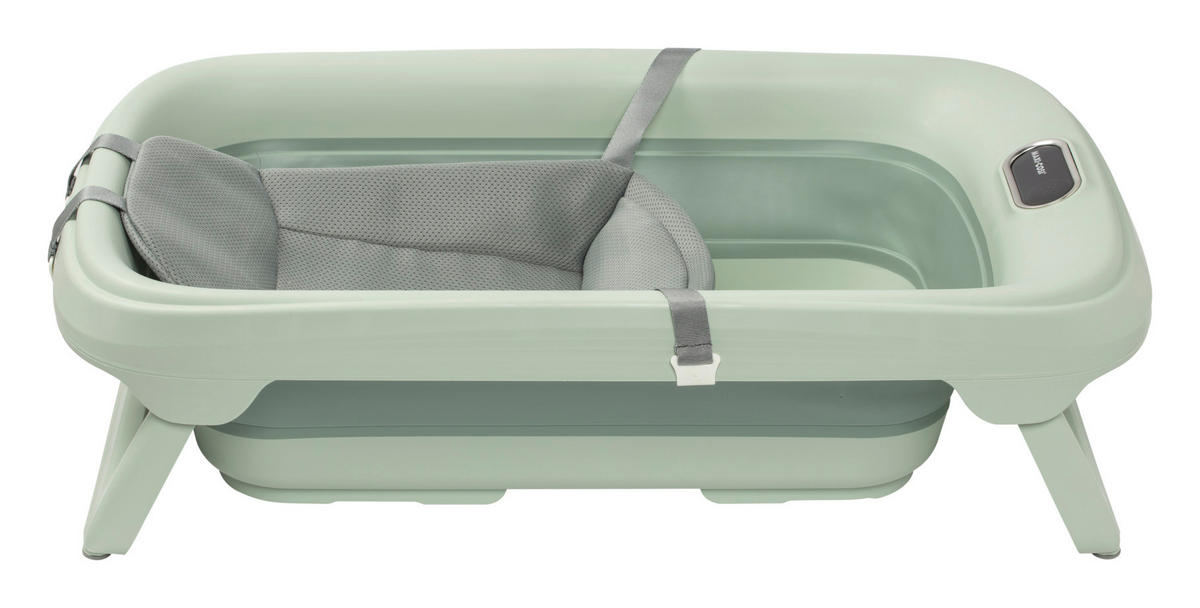 BABYBADEWANNE Indigo Pus  - Salbeigrün, Basics, Kunststoff/Textil (51/24/86cm) - Maxi-Cosi