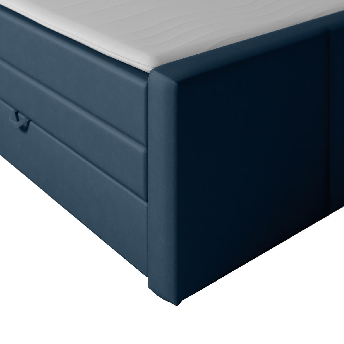 BOXSPRINGBETT 180/200 cm  in Blau  - Blau, Modern, Holz/Kunststoff (180/200cm) - MID.YOU