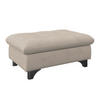 HOCKER Chenille Naturfarben  - Chromfarben/Naturfarben, KONVENTIONELL, Textil/Metall (108/46/108cm) - Livetastic