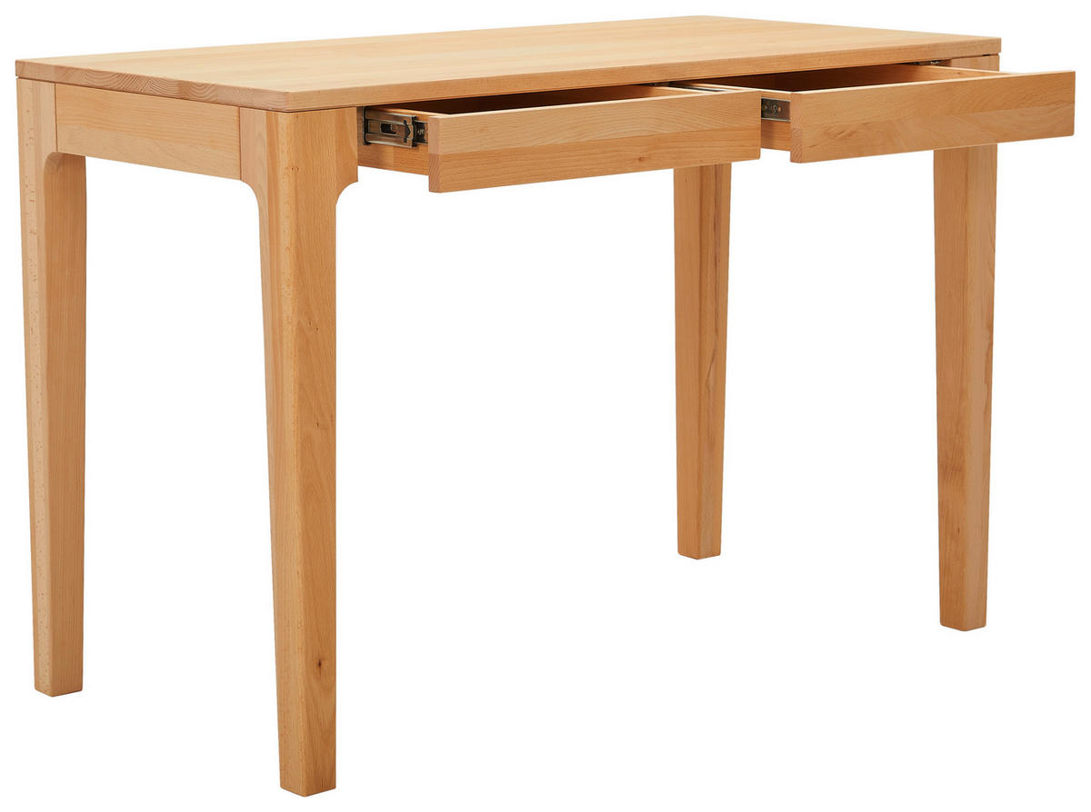 SCHREIBTISCH 110/55/76 cm  in Kernbuche  - Kernbuche, Basics, Holz (110/55/76cm) - Boxxx