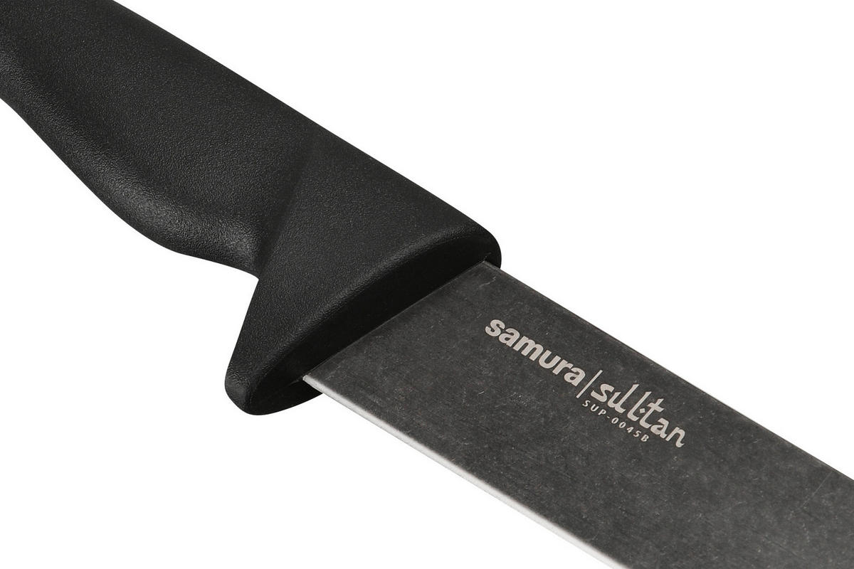 NOŽ KUHINJSKI  SULTAN PRO STONEWASHED        34,5 cm    oplemenjeni čelik - srebrne boje/crna, Basics, metal/plastika (34,5cm) - Samura