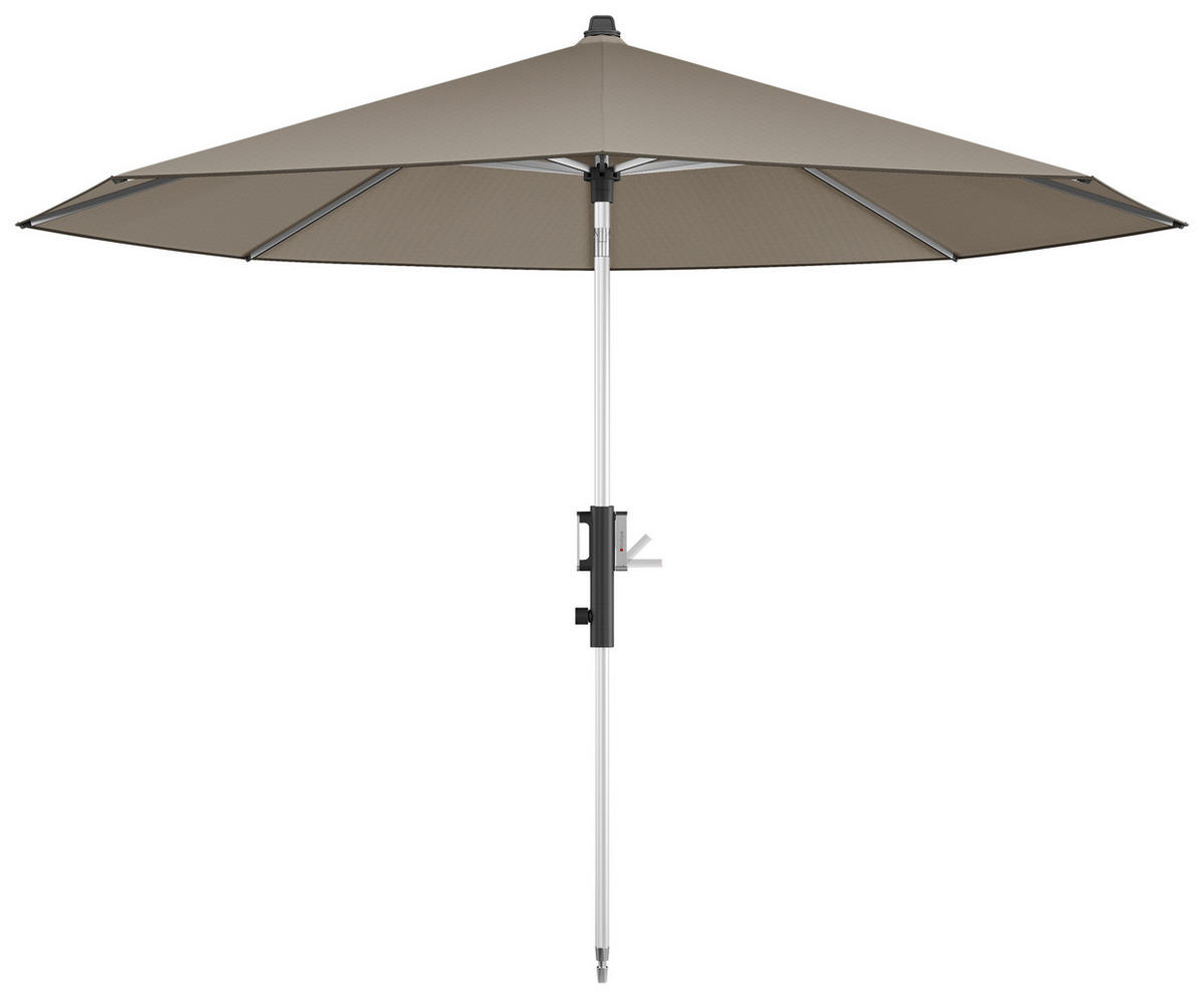 SONNENSCHIRM 315 cm Sandfarben  - Sandfarben/Silberfarben, KONVENTIONELL, Textil/Metall (315/315cm) - KNIRPS