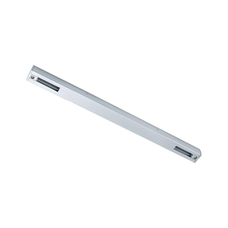 SCHIENENSYSTEM-EINSPEISER - Chromfarben, Basics, Kunststoff (30,4cm) - Paulmann
