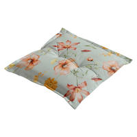 GARTENHOCKERAUFLAGE 50/50 cm  - Orange/Rosa, Basics, Textil (50/50cm)