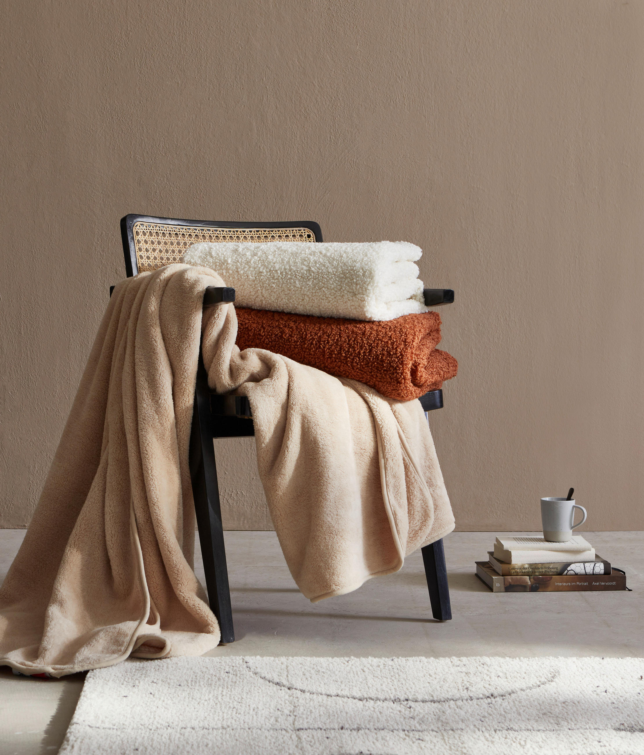 PLAID E-Teddy 130/170 cm - Rostfarben, Basics, Textil (130/170cm) - Esprit