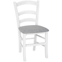 Stuhl  siva  drvo, tekstil      - bijela/siva, Lifestyle, drvo/tekstil (40,3/87/46,5cm) - Zandiara