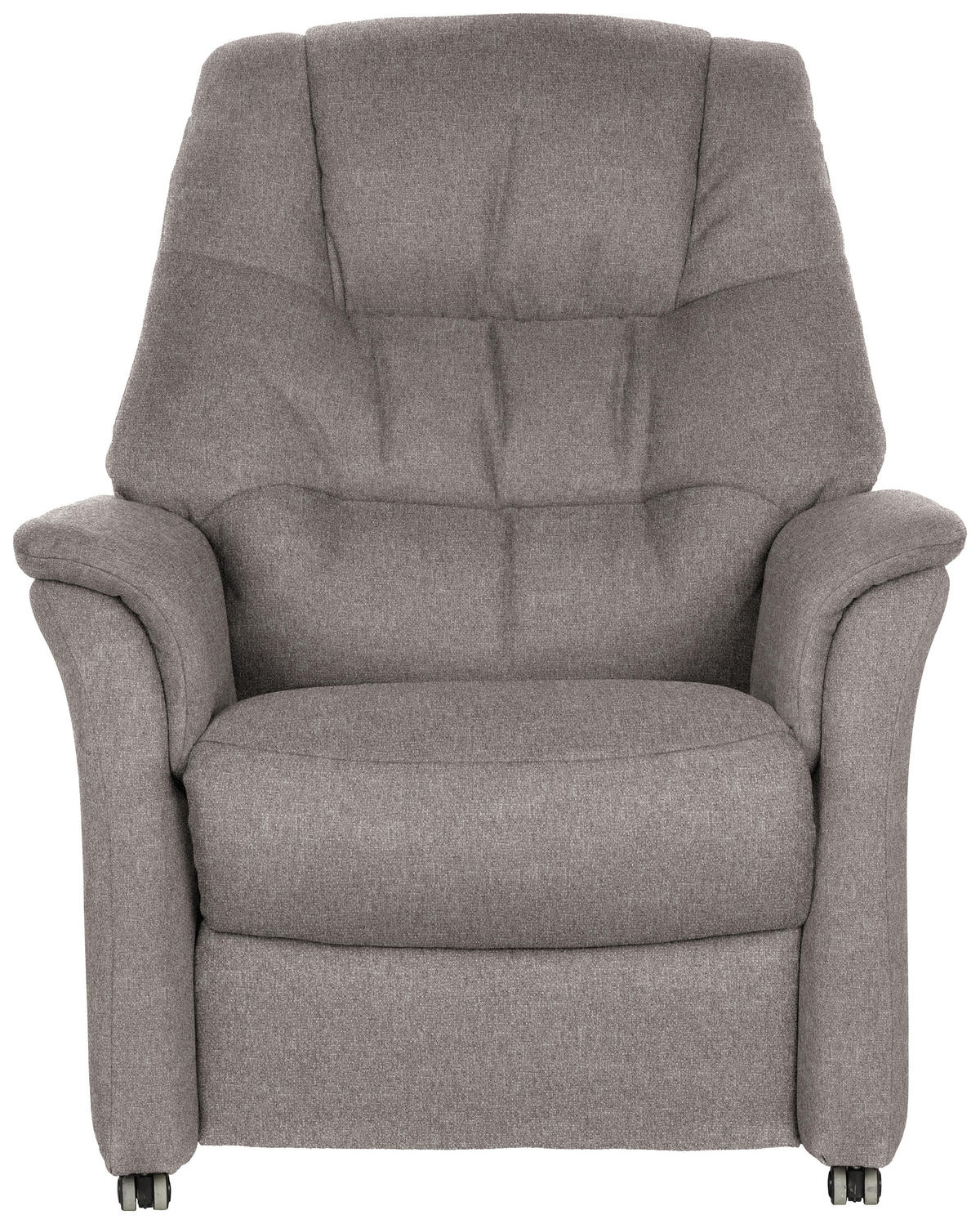 FERNSEHSESSEL in Flachgewebe Grau  - Grau, Konventionell, Textil (85/107/84cm) - Livetastic