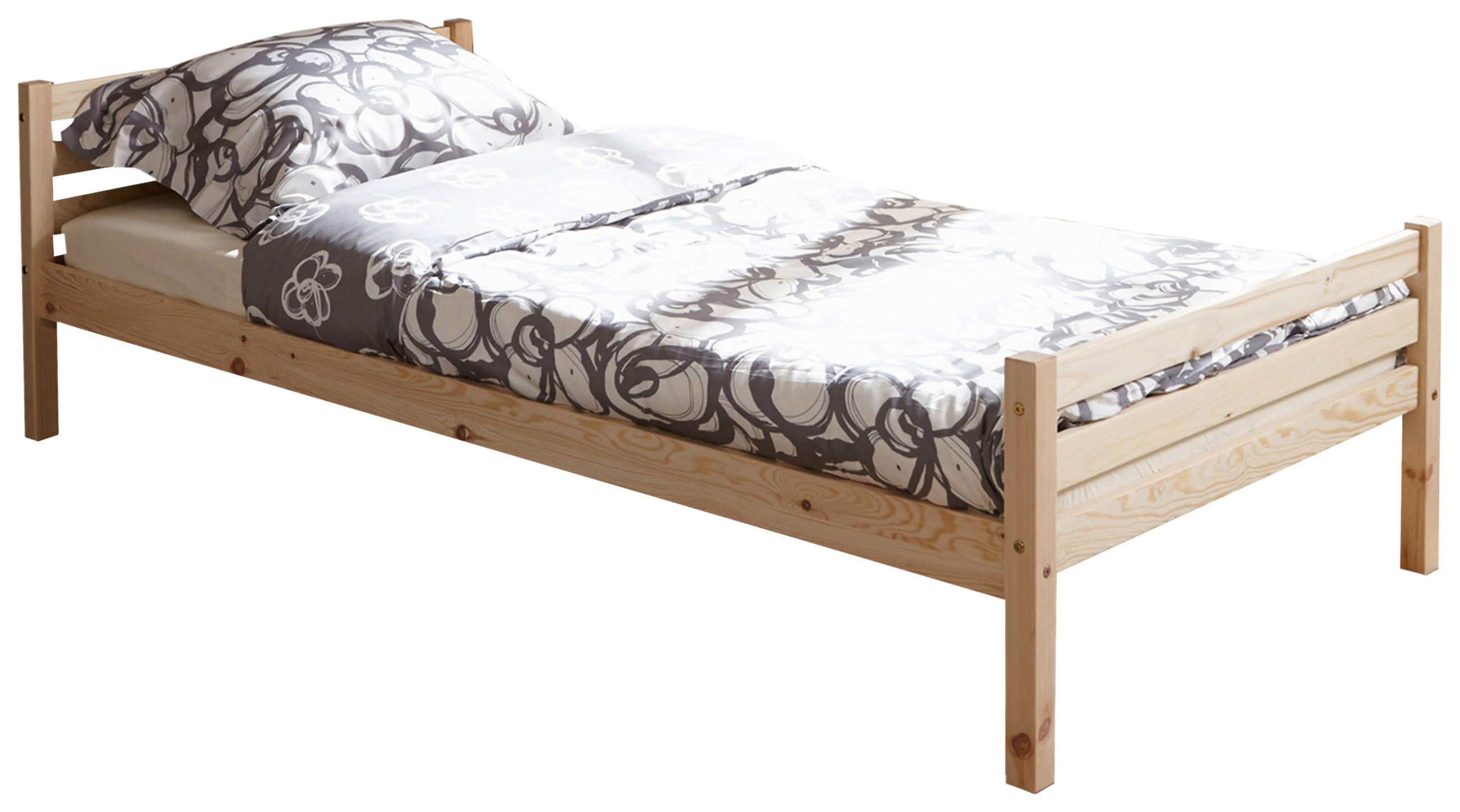 MID.YOU POSTEĽ, 90/200 cm, farba borovice