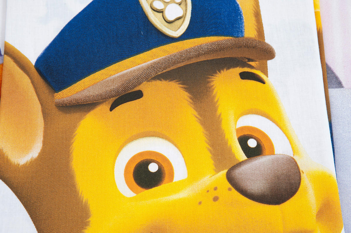 BABYBETTWÄSCHE Paw Patrol Flanell 100/135 cm  - Weiß, Basics, Textil (100/135cm) - baby best