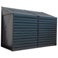 GERÄTEHAUS 295/208/124 cm  - Grau, Basics (295/208/124cm) - Ambia Garden