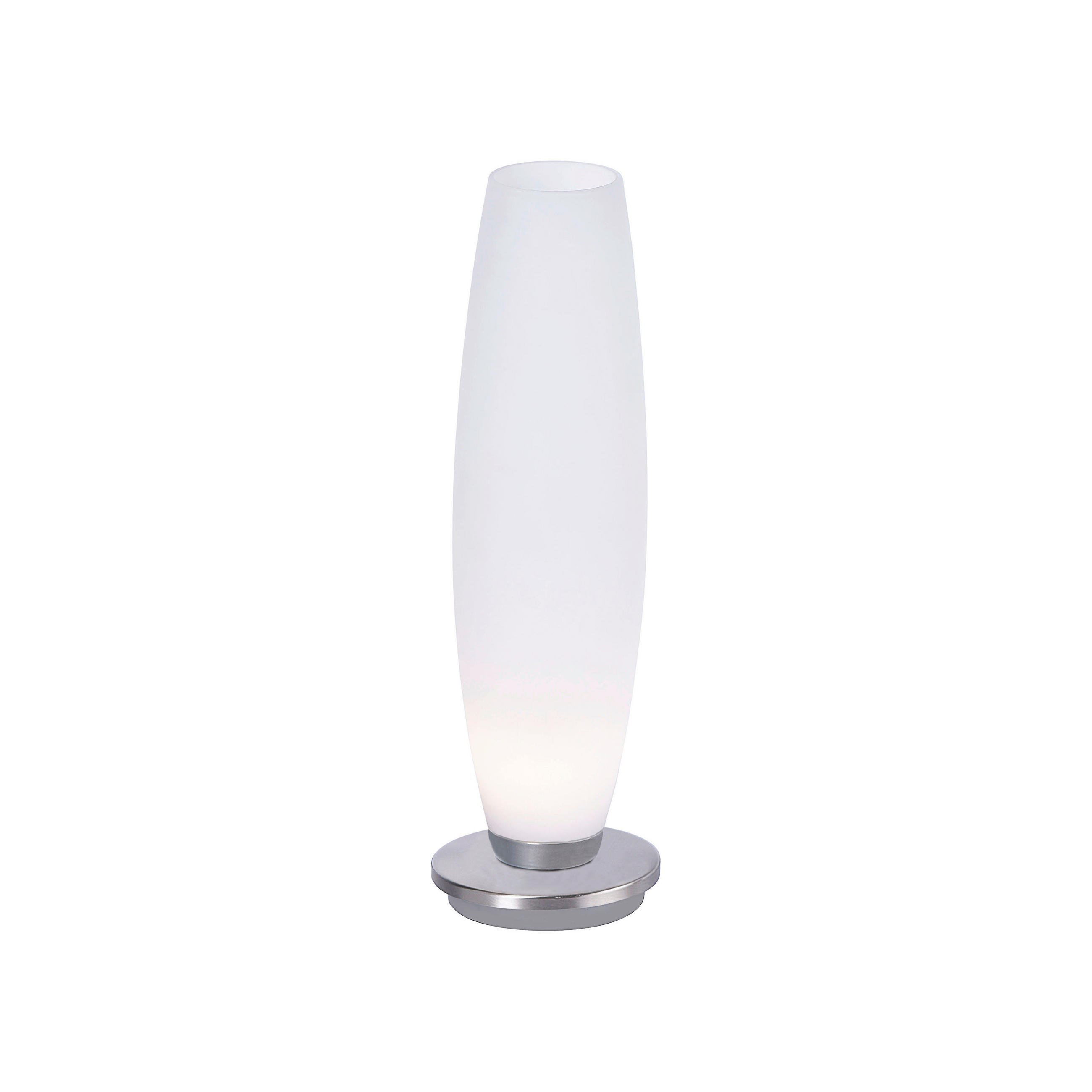 LED-TISCHLEUCHTE Tyra 11/11/34 cm   - Weiß/Nickelfarben, KONVENTIONELL, Glas/Metall (11/11/34cm) - Paul Neuhaus