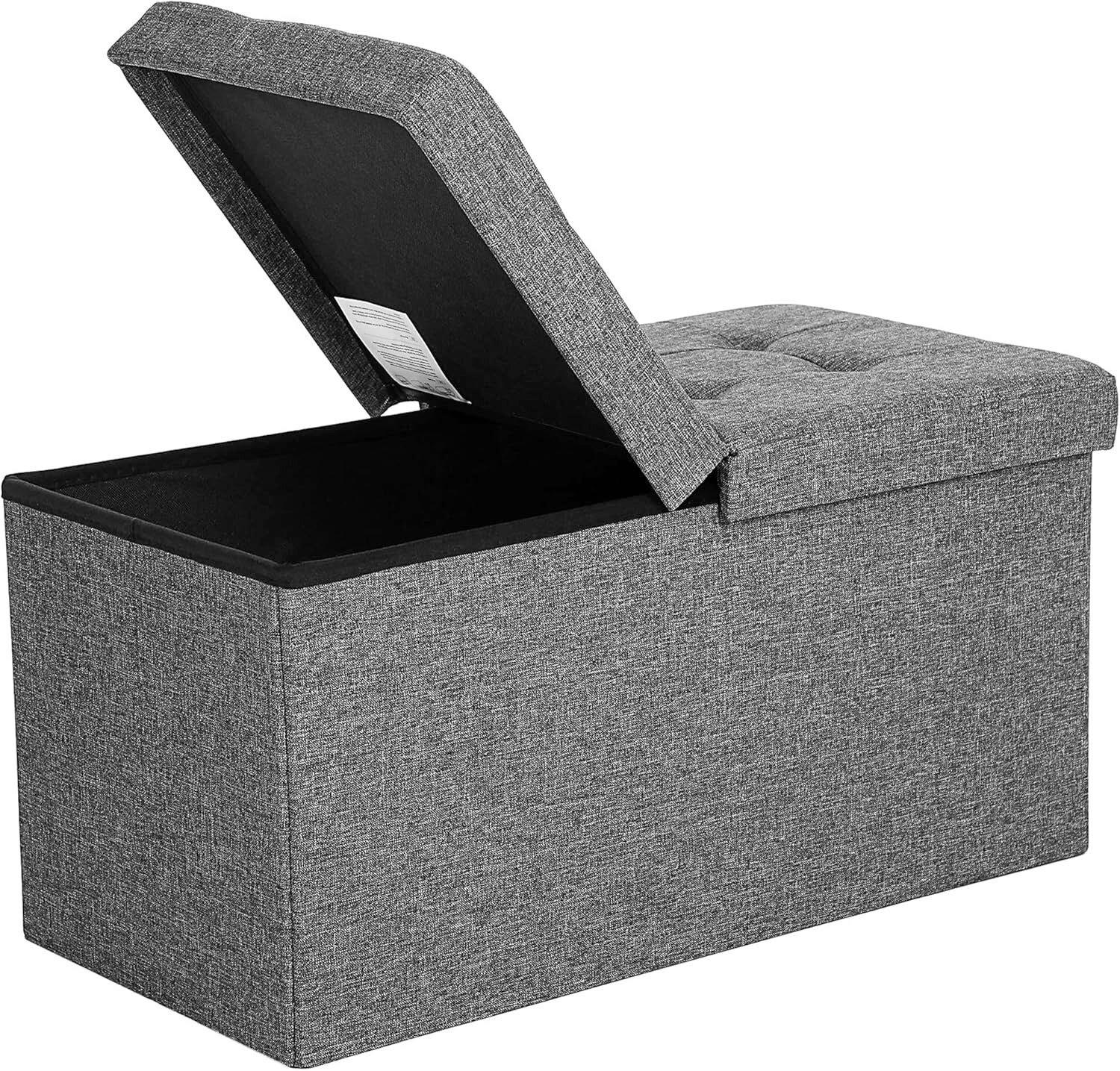 XXXLutz Sitzbox Grau 76x38x38 cm