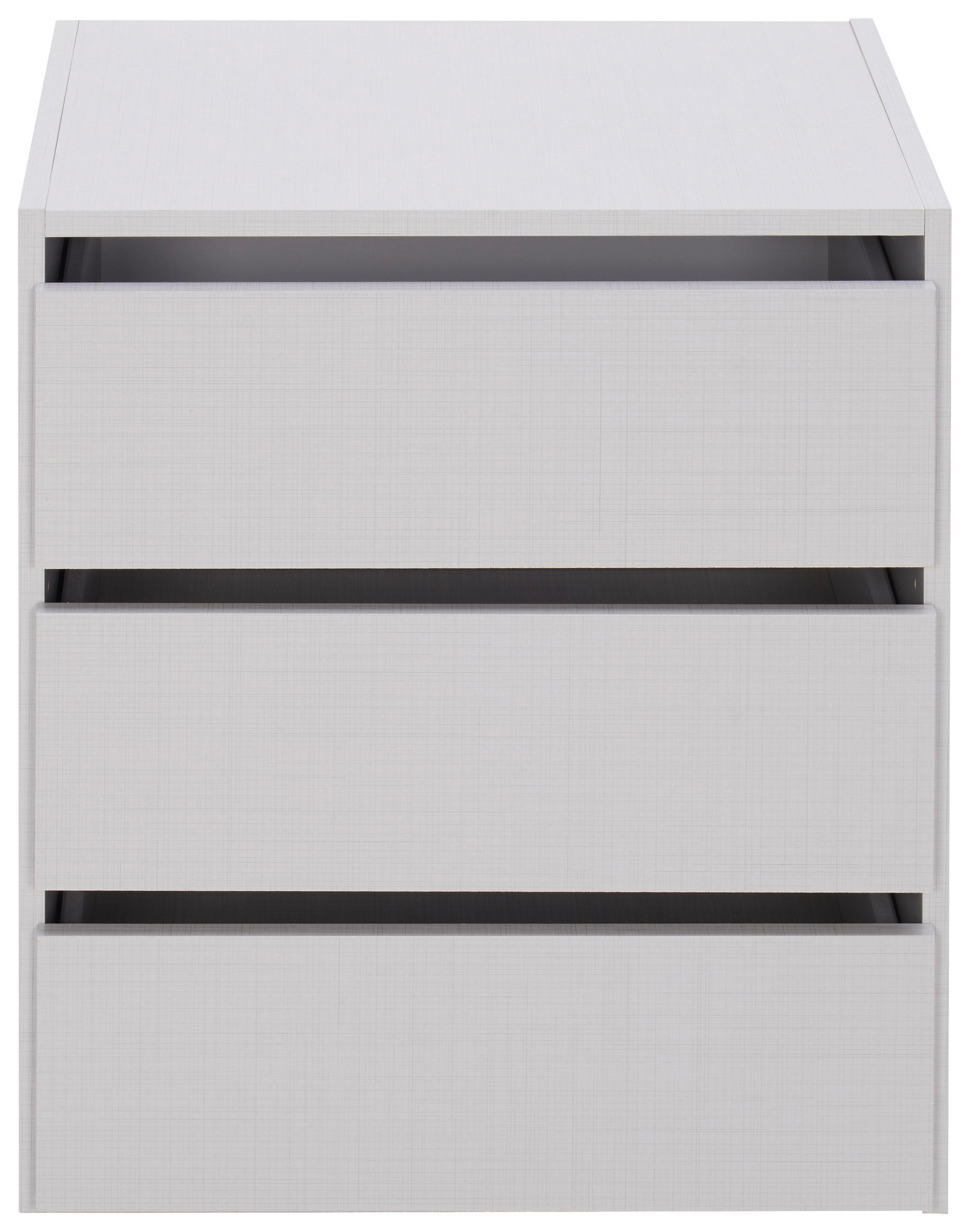 ZÁSUVKOVÝ DIEL, 45,8/8,1/34,7 cm - sivá, Design, kompozitné drevo (45,8/8,1/34,7cm) - Xora