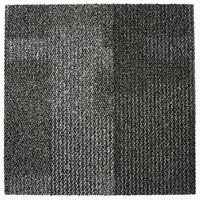 Teppichfliese Essential 78 50/50 cm in Grau, Dunkelgrau  - Dunkelgrau/Grau, Basics, Textil (50/50cm)