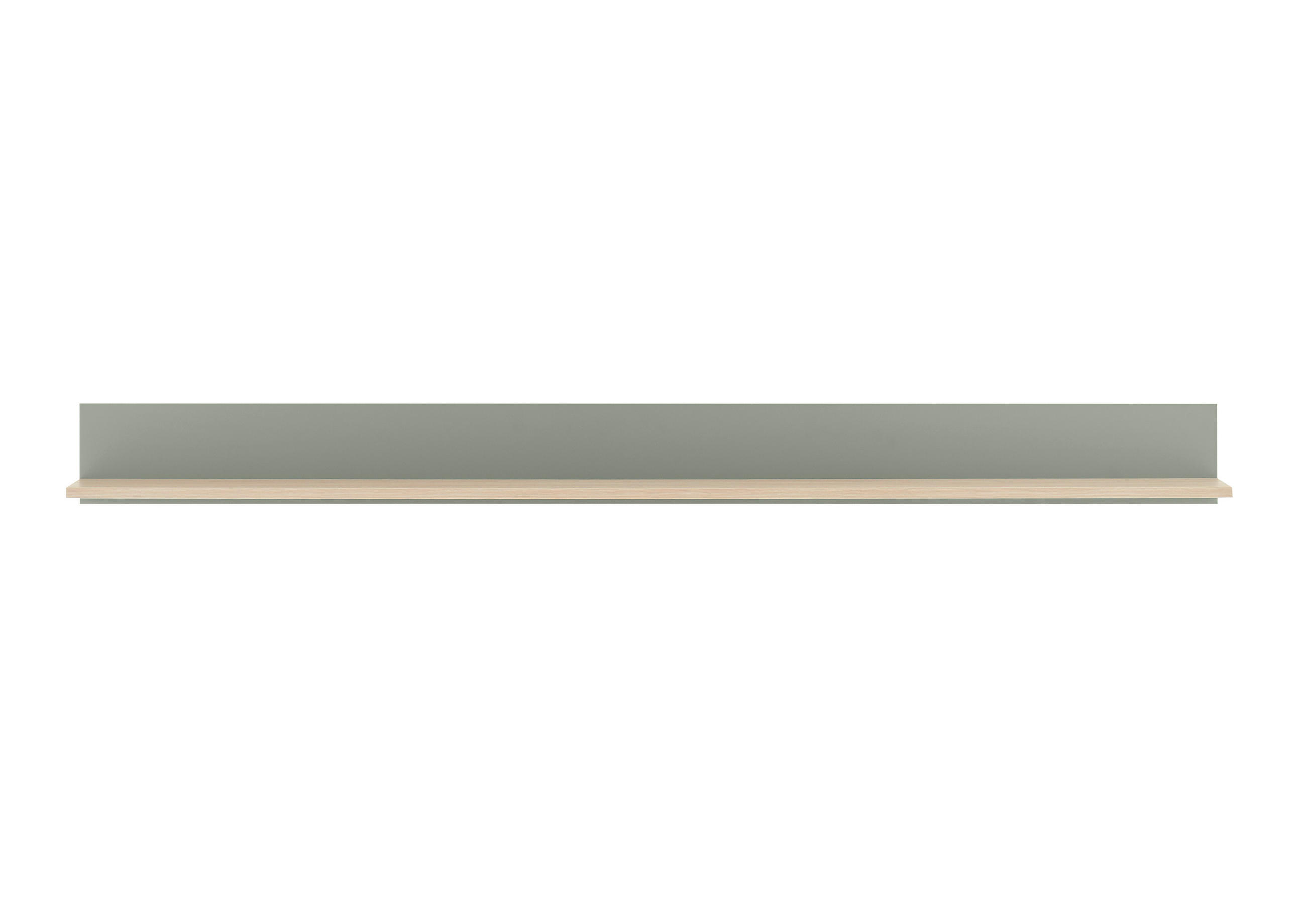 WANDBOARD Holzwerkstoff Grün, Eichefarben  - Eichefarben/Grün, Design, Holzwerkstoff (170/15/17cm) - Modante