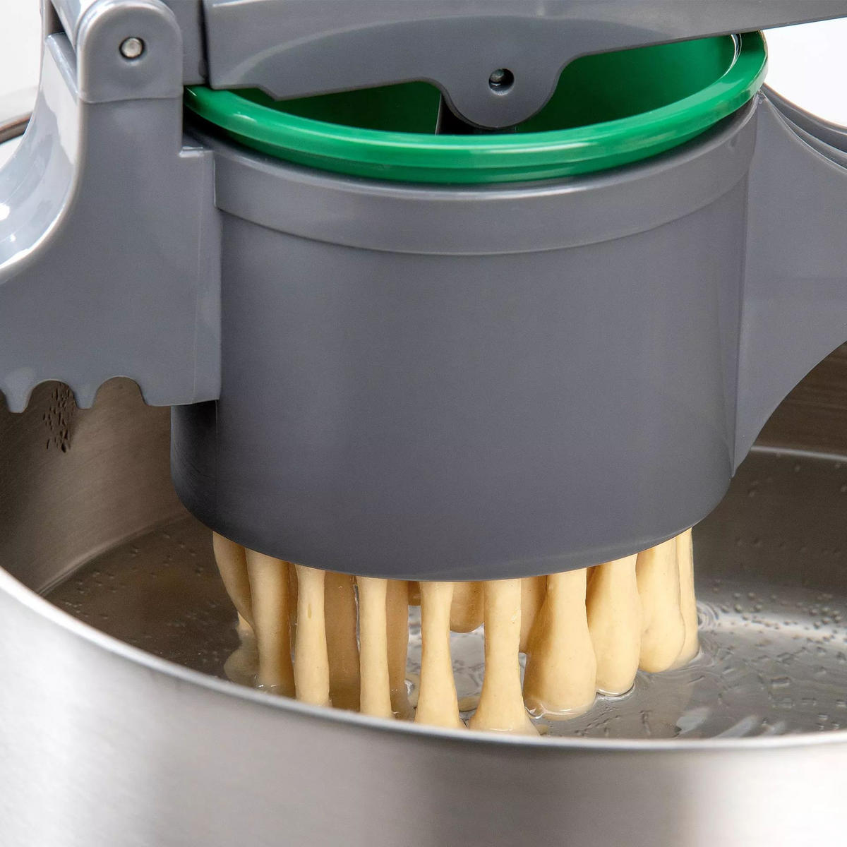 KARTOFFELPRESSE  - Dunkelgrau/Grün, Design, Kunststoff/Metall (35cm) - Chefkoch+Fackelmann