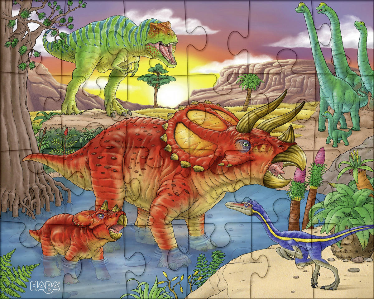 PUZZLES - Multicolor, Basics, Naturmaterialien (20/25cm) - Haba
