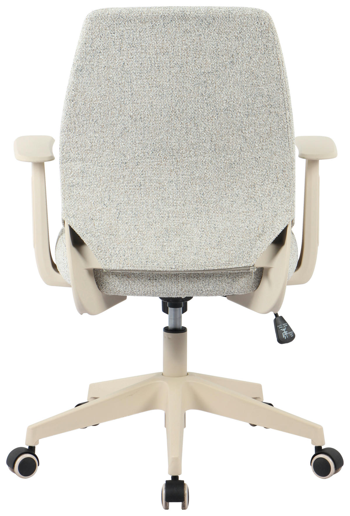 DREHSTUHL  in Webstoff Beige  - Beige, MODERN, Kunststoff/Textil (62.5/95-102.5/55.5cm) - Hom`in