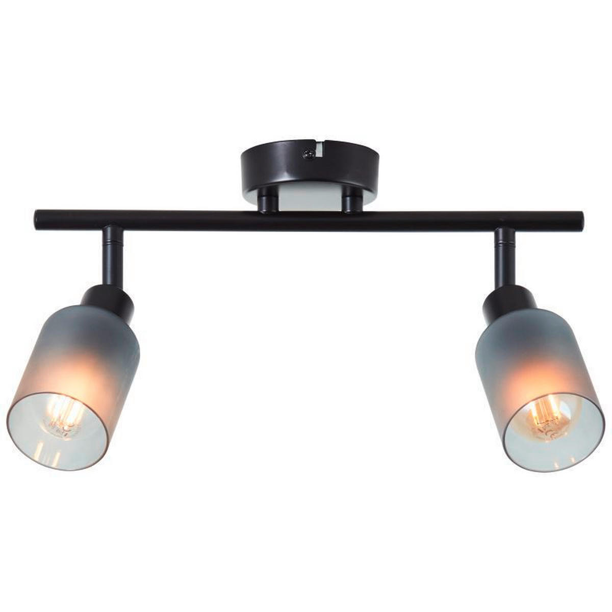 STRAHLER 39,5/8/18 cm   - Schwarz, Basics, Glas/Metall (39,5/8/18cm) - Globo