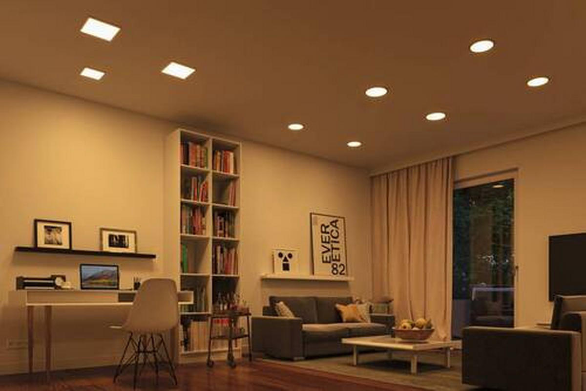 LED-PANEEL 23/23 cm   - Weiß, Design, Kunststoff (23/23cm) - Paulmann
