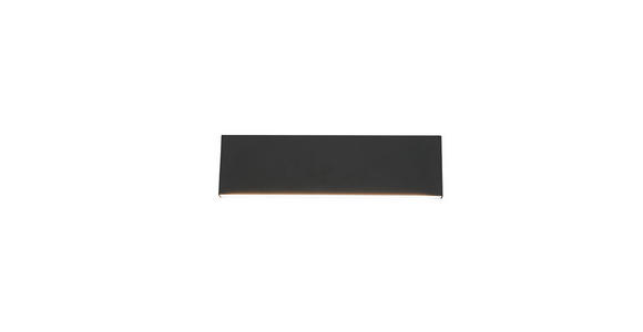 LED-WANDLEUCHTE 28/4,5/8 cm  - Schwarz, Design, Kunststoff/Metall (28/4,5/8cm) - Novel