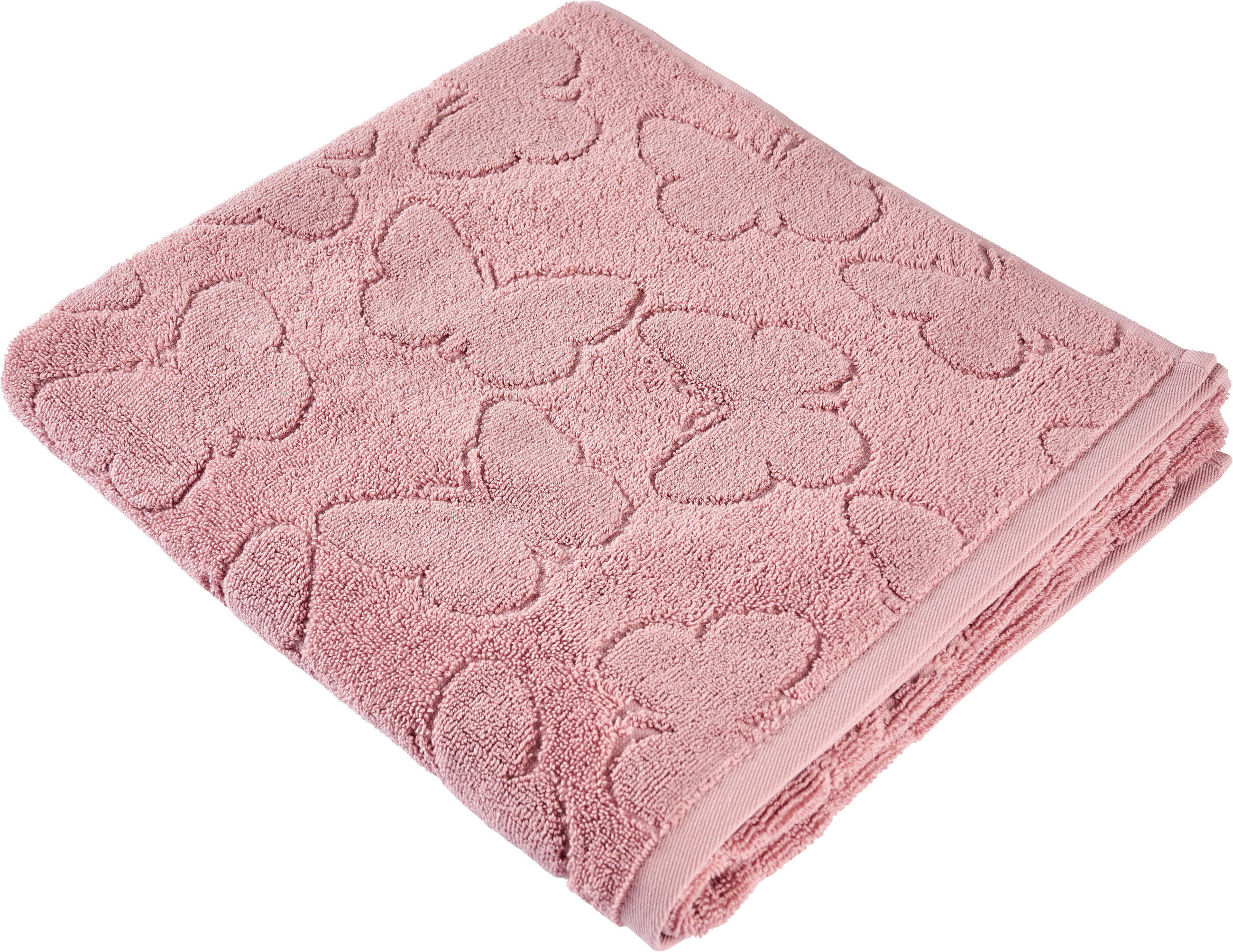 DUSCHTUCH 70/140 cm Butterfly  - Rosa, Trend, Textil (70/140cm) - Esposa