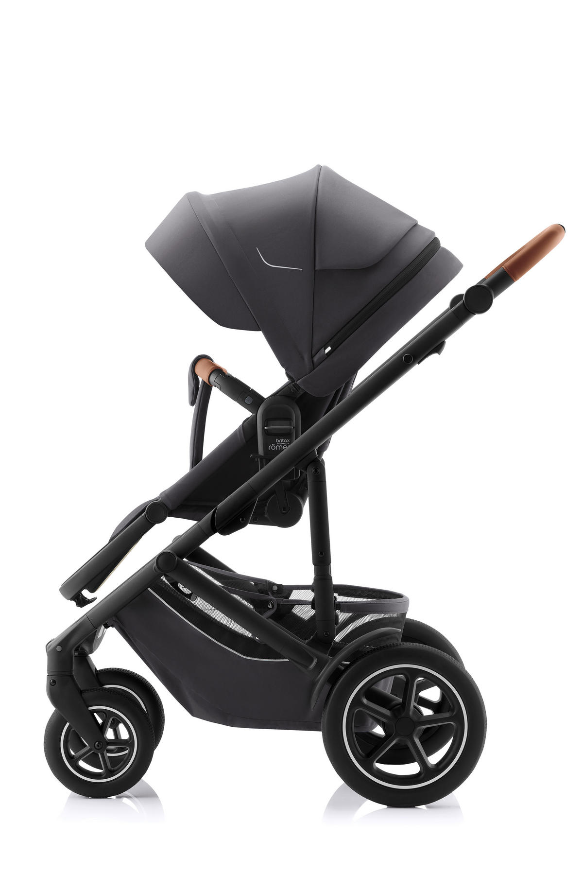 KINDERWAGEN  Smile 5Z  MIDNIGHT GREY  - Dunkelgrau/Schwarz, Basics, Textil/Metall (57/112/97,7cm) - Britax Römer