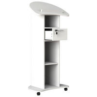 STEHPULT 56/110/37 cm  in Weiss  - Weiss, Modern, Holzwerkstoff (56/110/37cm) - MID.YOU