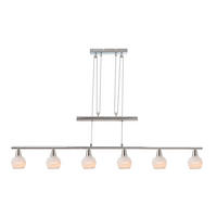 LED-HÄNGELEUCHTE 90/9,8/160 cm    - Basics, Glas/Metall (90/9,8/160cm) - Globo